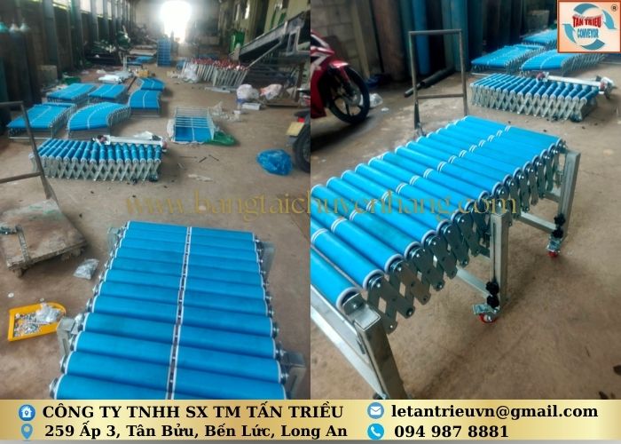 Băng Tải Con Lăn Nhựa